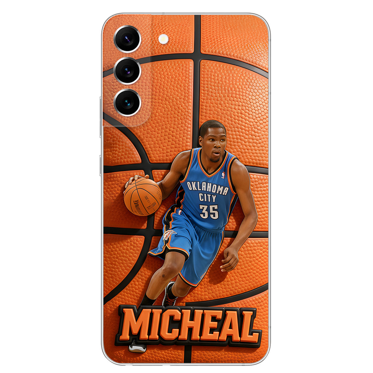 Love Basketball - Personalized Sport Leather Phone Case